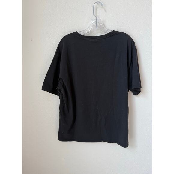 Lululemon Twist-Front Oversized Black T-Shirt Size Large - Picture 6 of 6
